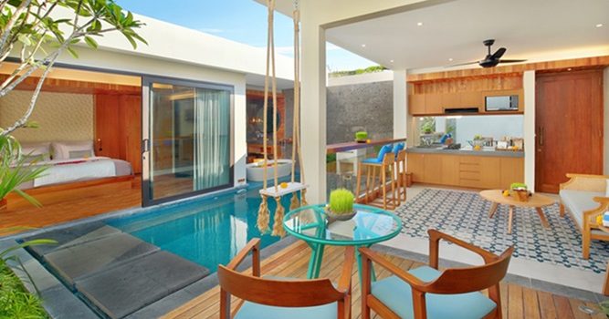 Intimate Villa Dengan Bathtub dan Spot Terbaik Yang Membuat Bulan Madu Lebih Romantis